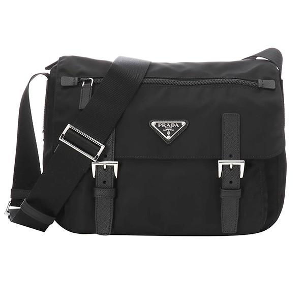 並行輸入 プラダ  ショルダーバッグ テスート 1BD953 ZOT F0002 ブラック 黒 爆買