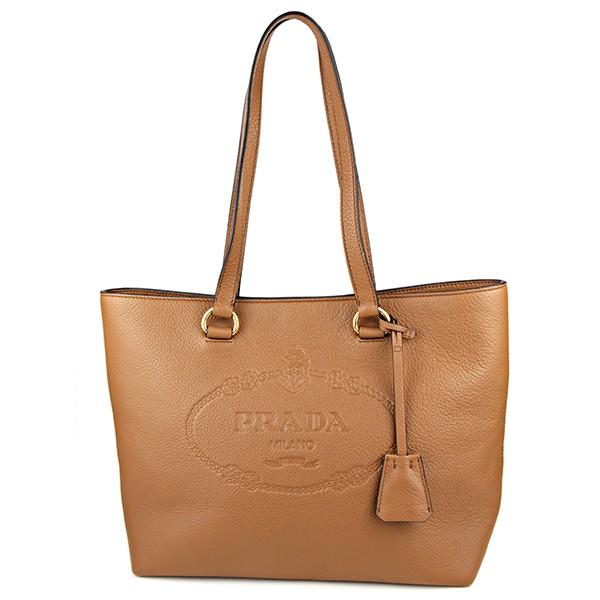 並行輸入 プラダ トートバッグ ヴィッテロダイノ 1BG100 UWL F0401 ブラウン 茶 爆...