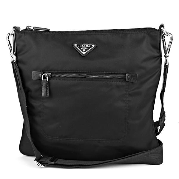 並行輸入 プラダ ショルダーバッグ BANDOLIERA 1BH715 ZOT F0002 ブラック...
