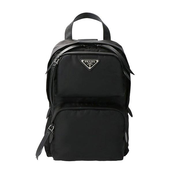 並行輸入 プラダ ウエストバッグ・ボディバッグ バックパック 1BZ026 V44 F0002 ブラ...