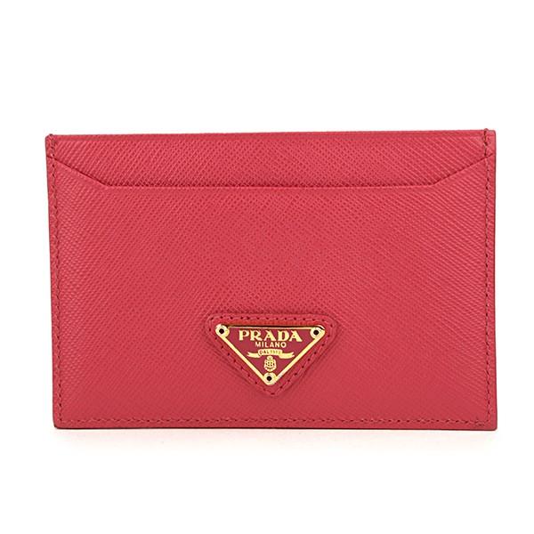 並行輸入 プラダ カードケース サフィアーノ トライアングル 1M0208 QHH F0505 ピン...