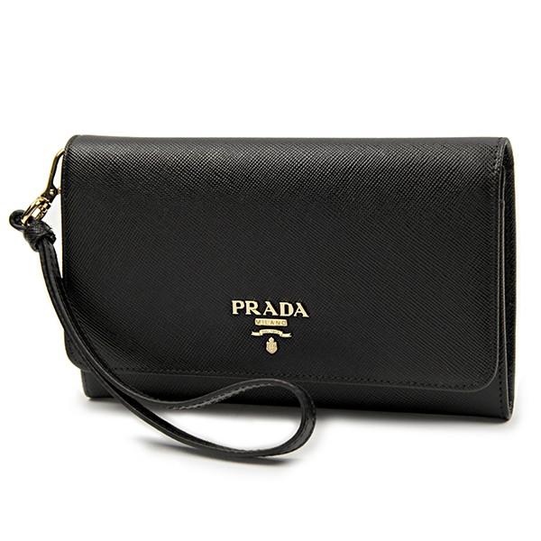 並行輸入 プラダ 長財布 サフィアーノ メタル 1M1438 QWA F0002 1MH438 ブラ...