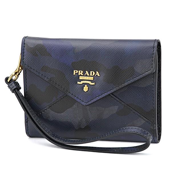 並行輸入 プラダ カードケース サフィアーノ カモフラージュ 1M1442 ZSP F0216 ネイ...