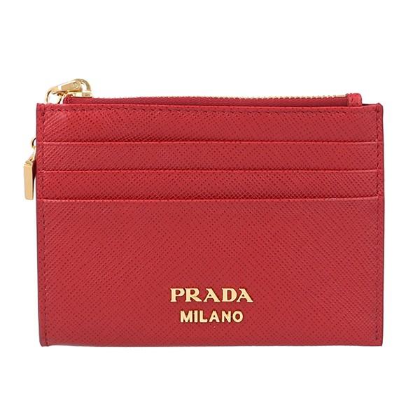 並行輸入 プラダ カードケース カードホルダー 1MC026 2CGD F068Z レッド 赤 爆買