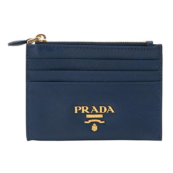並行輸入 プラダ カードケース サフィアーノ メタル 1MC026 QWA F0016 ブルー系 爆...
