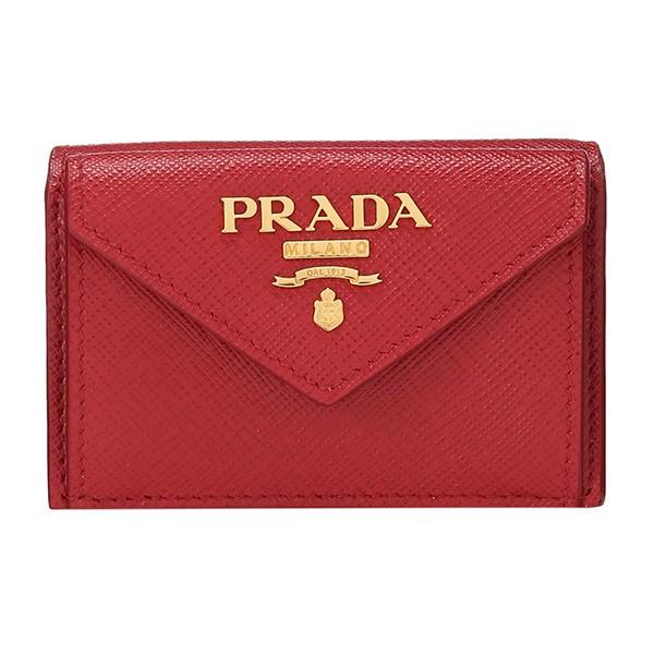 並行輸入 プラダ 3つ折り財布 PRADA サフィアーノ メタル 1MH021 QWA F068Zレ...