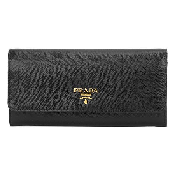 並行輸入 プラダ  長財布 SAFFIANO +ST.FLO 1MH132 2BFO F0002 ブ...