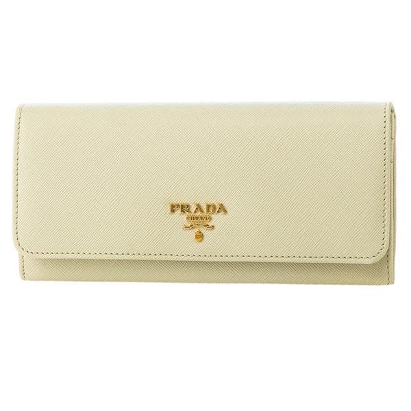 並行輸入 プラダ 長財布 サフィアーノメタル 1MH132 2D93 F0242 亜麻色 ベージュ系...