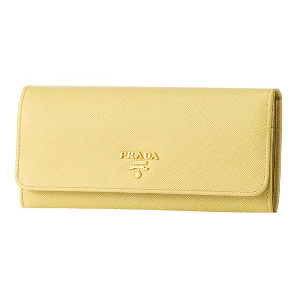 並行輸入 プラダ 長財布 サフィアーノ メタル 1MH132 2D93 F0901 ライトイエロー ...