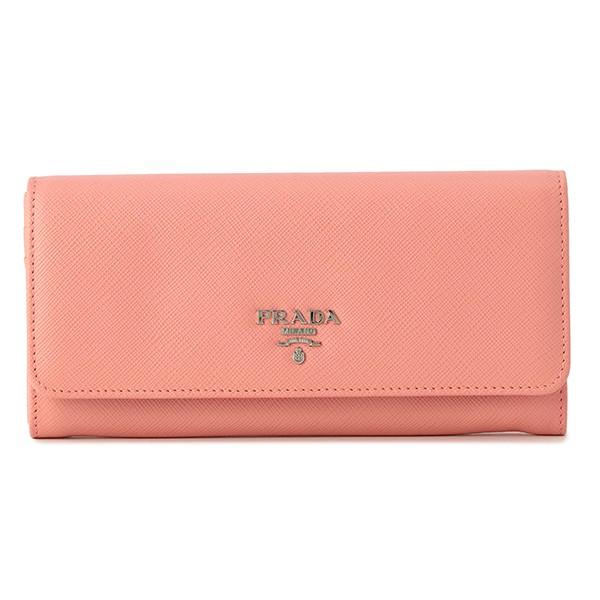 並行輸入 プラダ  長財布 サフィアーノ カラー 1MH132 2E6V F0WZ6 ピンク 爆買