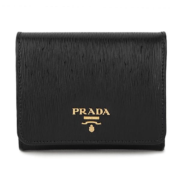 並行輸入 プラダ  2つ折り財布 ヴィッテロ ムーヴ 1MH176 2EZZ F0002 ブラック ...