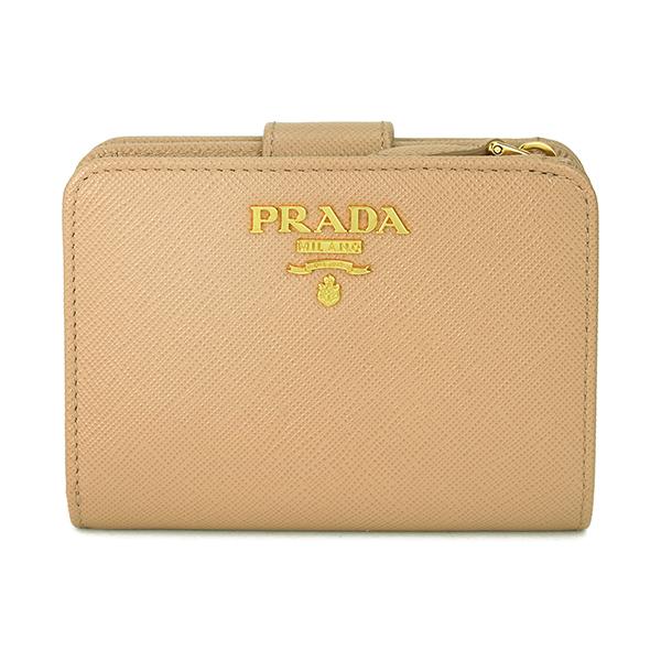 『最大5000円クーポン対象』プラダ 2つ折り財布 PRADA サフィアーノ メタル 1ML018 ...