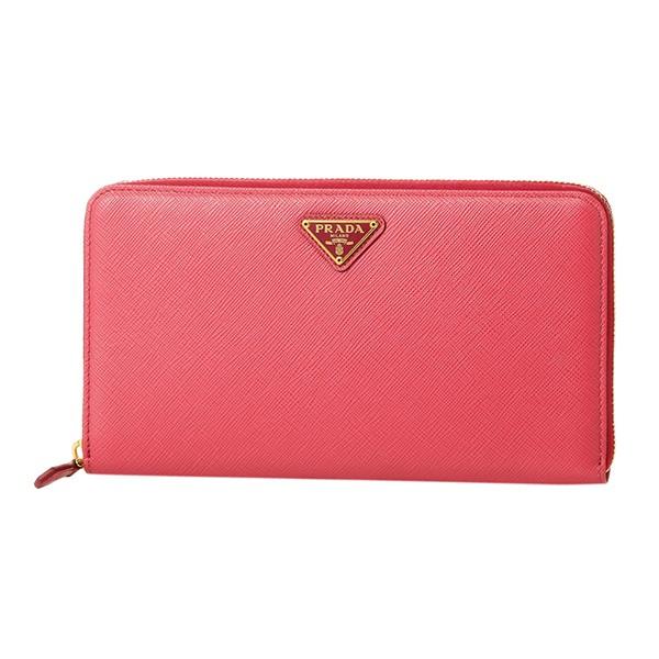 並行輸入 プラダ 長財布(ラウンドファスナー) サフィアーノ トライアングル 1ML188 QHH ...
