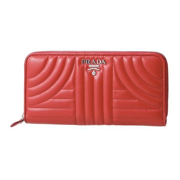並行輸入 プラダ 長財布(ラウンドファスナー) ソフトカーフ インプントゥーレ 1ML506 2D9...