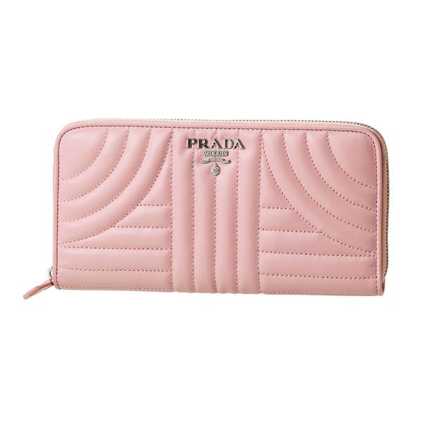 並行輸入 プラダ 長財布(ラウンドファスナー) ソフトカーフ インプントゥーレ 1ML506 2D9...