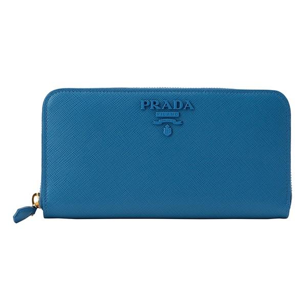 並行輸入 プラダ 長財布(ラウンドファスナー) サフィアーノ 1ML506 2EBW F0NOF ブ...