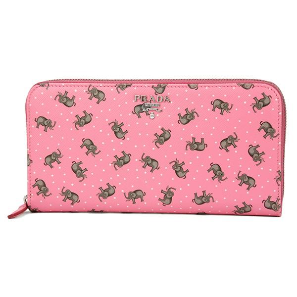 並行輸入 プラダ  長財布(ラウンドファスナー) SAFFIANO STAMPATO 1ML506 ...