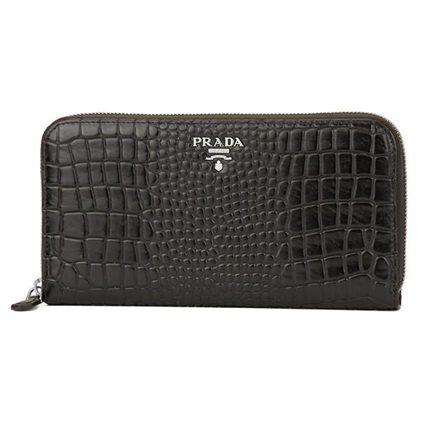 並行輸入 プラダ 長財布(ラウンドファスナー) ヴィッテロエスティコッコ 1ML506 2EKA F...