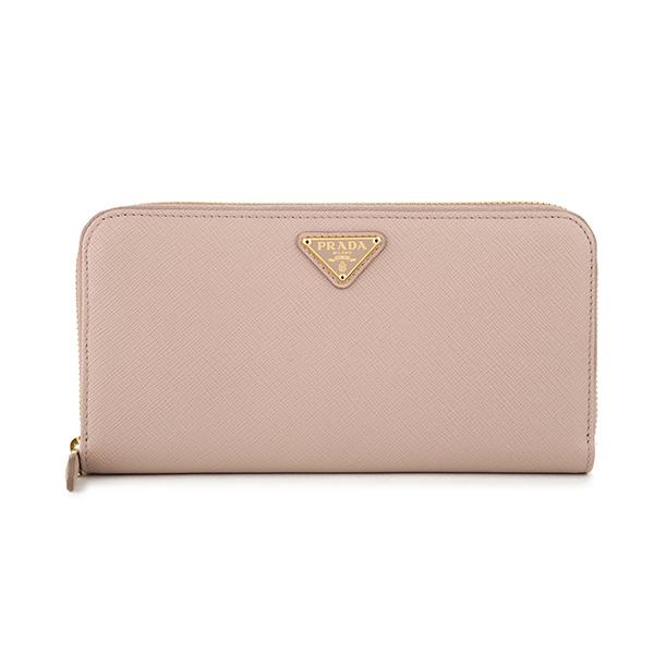並行輸入 プラダ  長財布(ラウンドファスナー) サフィアーノ トライアングル 1ML506 QHH...