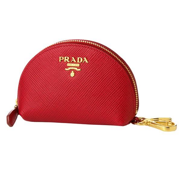 並行輸入 プラダ コインケース サフィアーノキュイール 1MM218 2A4A F068Z レッド ...