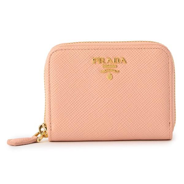 並行輸入 プラダ コインケース サフィアーノ キュイール 1MM268 2BUC F0615 ピンク...