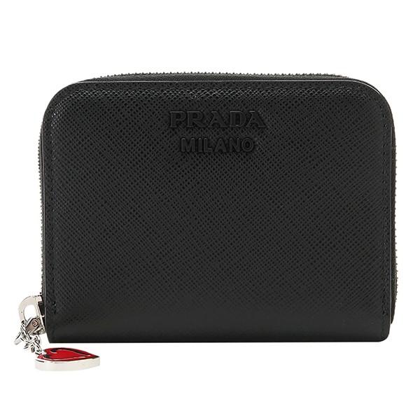 並行輸入 プラダ  コインケース サフィアーノ スマルト 1MM268 2CHR F0002 ブラッ...