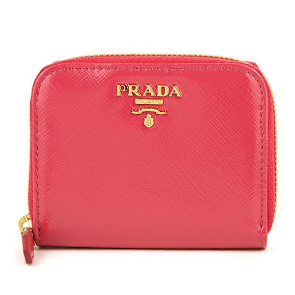 並行輸入 プラダ コインケース サフィアーノベルニーチェ 1MM268 2E2X F0505 ピンク...