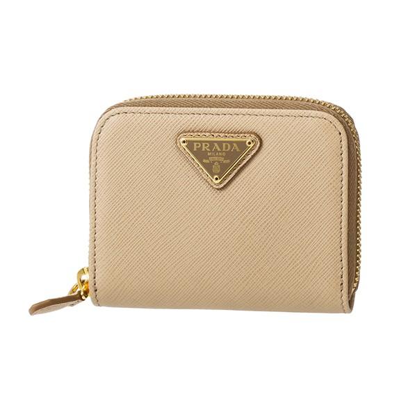 並行輸入 プラダ  コインケース サフィアーノ トライアングル 1MM268 QHH F0770 ベ...