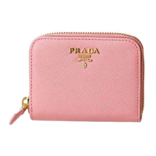 並行輸入 プラダ コインケース サフィアーノ メタル 1MM268 QWA F0442 ピンク 爆買