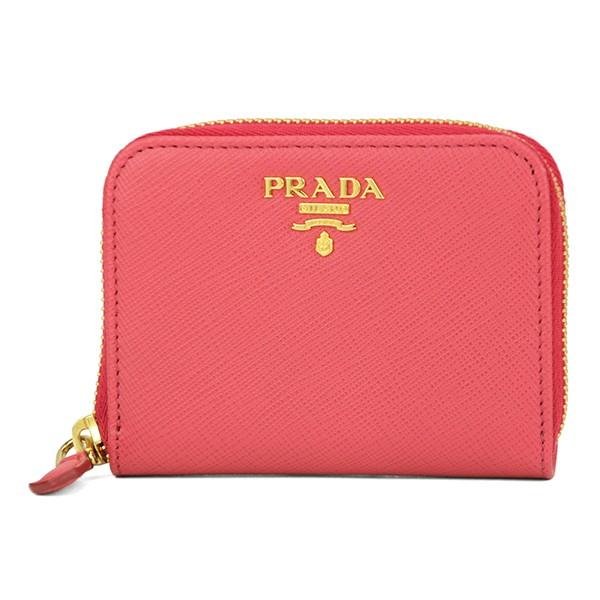 並行輸入 プラダ コインケース サフィアーノ メタル 1MM268 QWA F0505 ピンク 爆買
