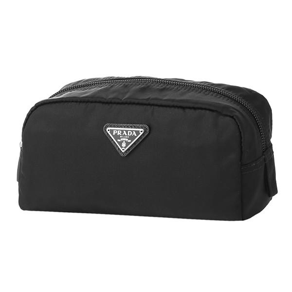 並行輸入 プラダ  ポーチ テスート 1NA350 2BQP F0002 ブラック 黒 爆買