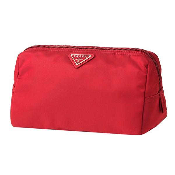 並行輸入 プラダ ポーチ テスート 1NA693 2BQP F068Z レッド 赤 爆買