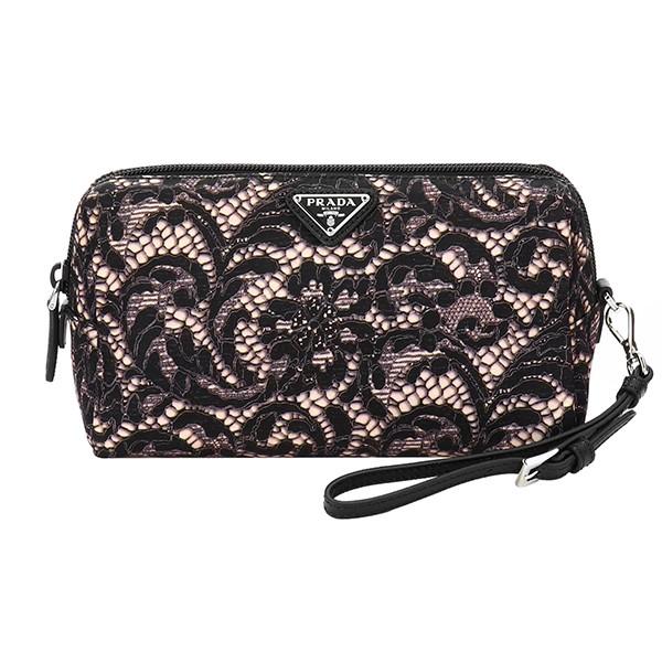 並行輸入 プラダ ポーチ テスート ピッツォ 1NE693 2EGH F0UDW ピンク/ブラック ...