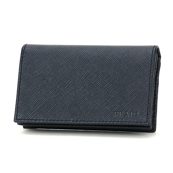 並行輸入 プラダ  カードケース サフィアーノ コーナー 2MC122 PN9 F0216 ダークネ...