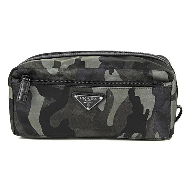 並行輸入 プラダ ポーチ テスート カモフル 2NA028 2EKD F0170 グレー 爆買