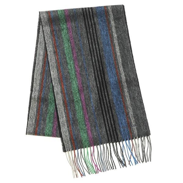 並行輸入 ポールスミス  マフラー・ストール  362E AS04 76 チャコールグレー 爆買