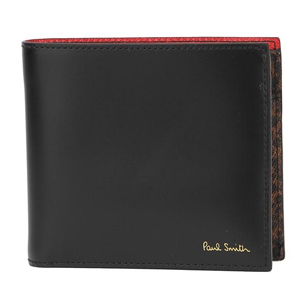 並行輸入 ポールスミス 2つ折り財布 BILLFOLD AND COIN WALLET ATXC 4...