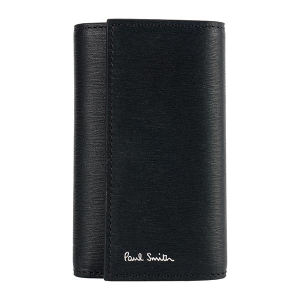 並行輸入 ポールスミス  キーケース サフィアーノレザー M1A 1981 ASTRGS 79 ブラ...