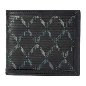 【新品未使用】ポールスミス　カメラモチーフ　レザー　二つ折り財布 Paul Smith 【名入れ】Paul ポールスミス 財布 クロップドロゴ