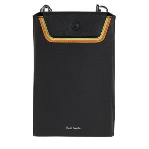 Paul Smith◇ショルダーバッグ/レザー/ブラック/APS540/ストロー