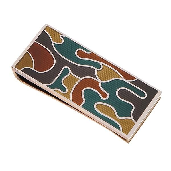 並行輸入 ポールスミス  マネークリップ カモフラージュ M1A MONE ACAMO 63 シルバ...