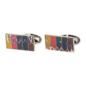 『10%OFF対象6/11 14:00まで』ポールスミス カフスボタン PAUL SMITH シグネチャーストライプ M1A CUFF MART｜brstring