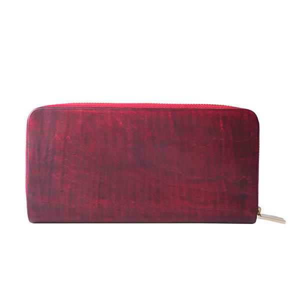 シーヴァ  長財布(ラウンドファスナー) ロングウォレット ZLWWAL 001 RED レッド 赤