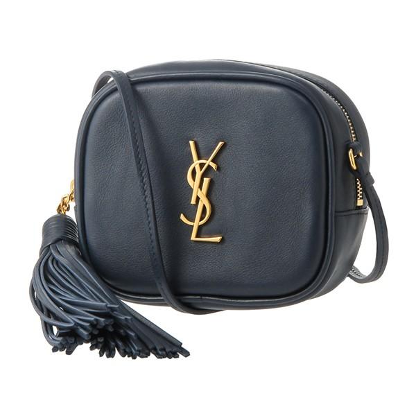 並行輸入 サンローラン ショルダーバッグ ブロガーバッグ 425317 BJ58J 4146 ネイビ...