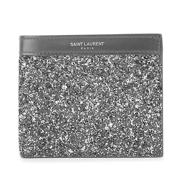 並行輸入 サンローラン 2つ折り財布 ブラック 黒 SAINT LAURENT 396307 9VQ...
