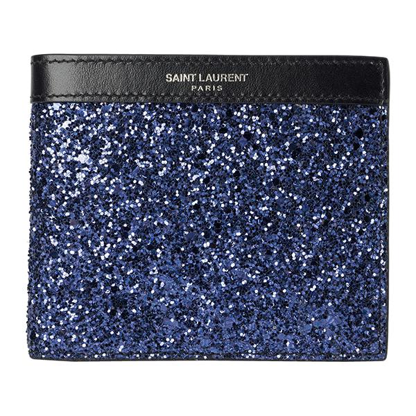並行輸入 サンローラン 2つ折り財布 SAINT LAURENT グリッター 396307 9WR1...