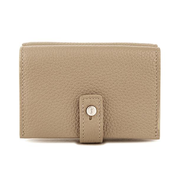 並行輸入 サンローラン  3つ折り財布 サックドジュール 506969 DTI0E 2332 ベージ...