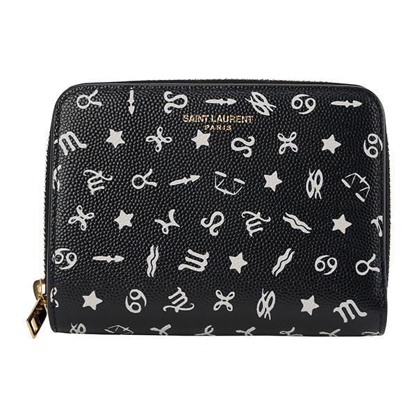 並行輸入 サンローラン 2つ折り財布 SAINT LAURENT ソディアックプリント 562796...