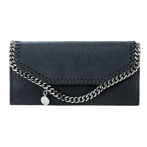 並行輸入 ステラ マッカートニー  長財布 ファラベラ 391835 W9132 4061 ネイビー...