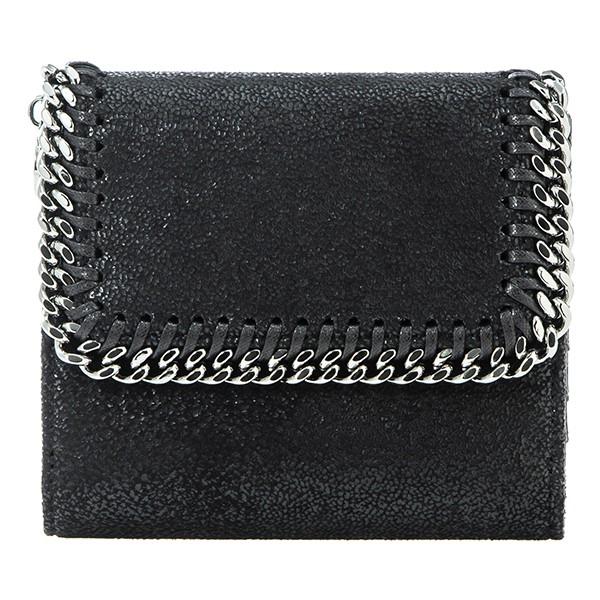 並行輸入 ステラ マッカートニー  2つ折り財布 ファラベラ 557839 W9132 1000 ブ...